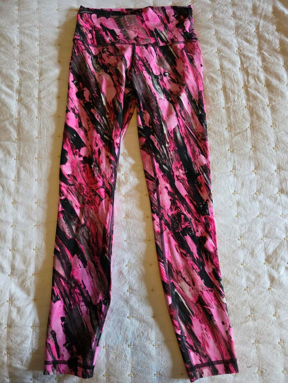 Lululemon Wunder Train High-Rise Tight 25" Incentive Refresh Multi Pink Black
